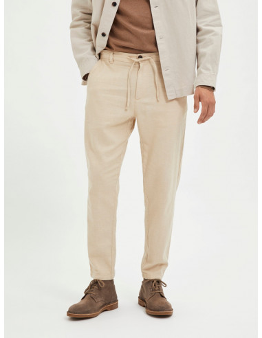 Pantalon-Selected-BRODY BEIGE