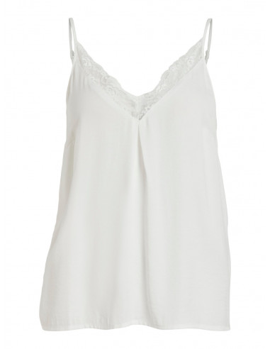 Top-Vila-CAVA V-NECK BLANC