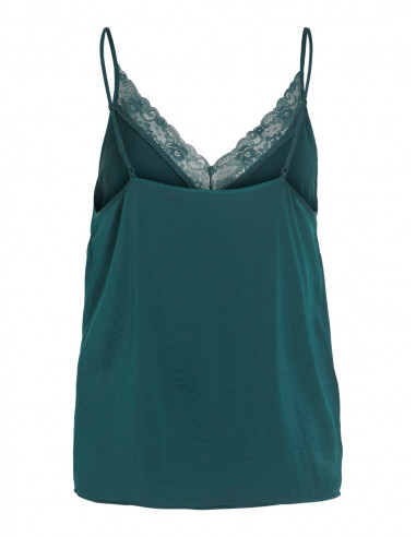 Top-Vila-CAVA V-NECK VERT