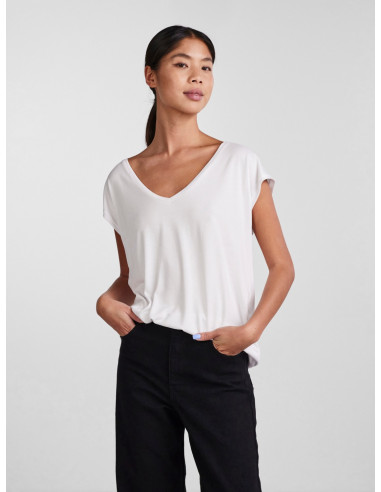 T-shirt-Pieces-KAMALA BLANC