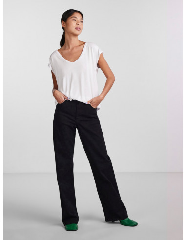 T-shirt-Pieces-KAMALA BLANC