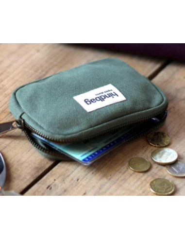 Porte- monnaie-Hindbag-LILI VERT