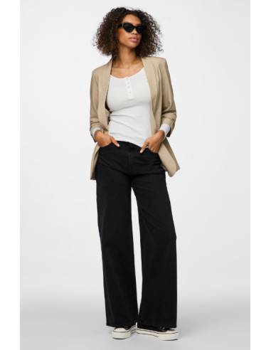 Tee-shirt-PIECES-KITTE BLANC ML
