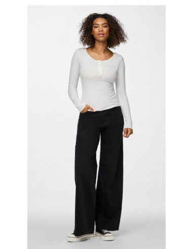 Tee-shirt-PIECES-KITTE BLANC ML