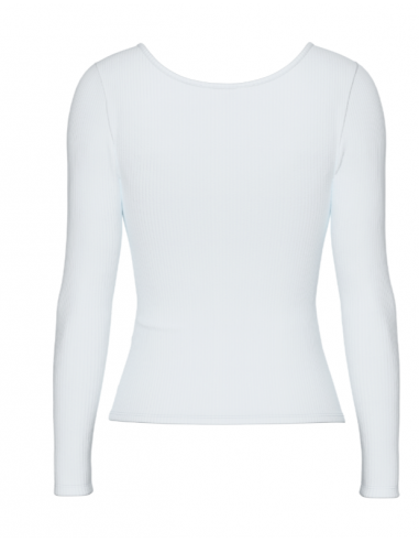 Tee-shirt-PIECES-KITTE BLANC ML