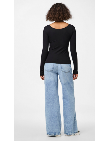 Tee-shirt-PIECES-KITTE NOIR