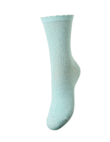 Chaussettes-Pieces-SEBBY LONG VERT D'EAU