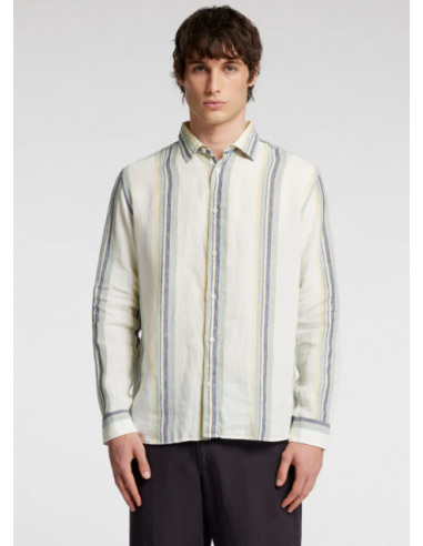 Chemise-Selected-REGKYLIAN STRIPES EGRET