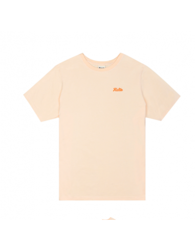 T-shirt-Kulte-SCRIPT ABRICOT