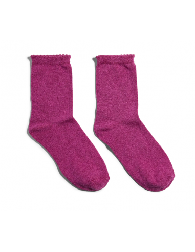 Chaussettes-Pieces-SEBBY LONG FUSHIA