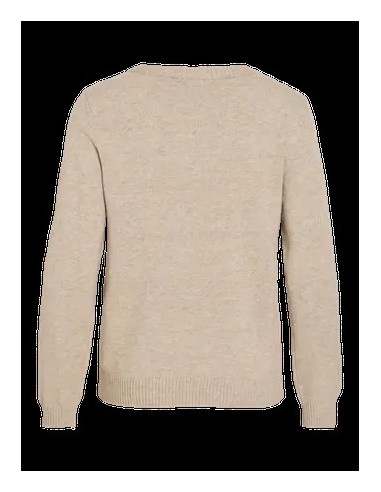 Pull Col Rond - VILA - RIL BEIGE
