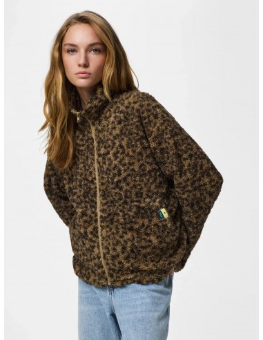 Veste - PIECES - KATTY TEDDY LEOPARD