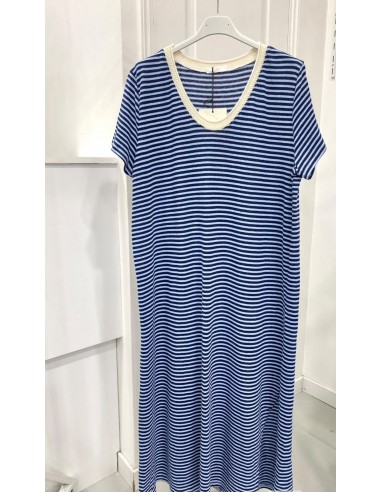 Robe-NOS- RAYURES BLEU
