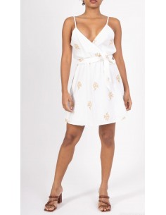 Robe-LIli ROSE-blanche