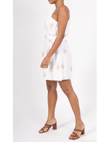 Robe-LIli ROSE-blanche