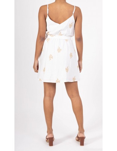 Robe-LIli ROSE-blanche