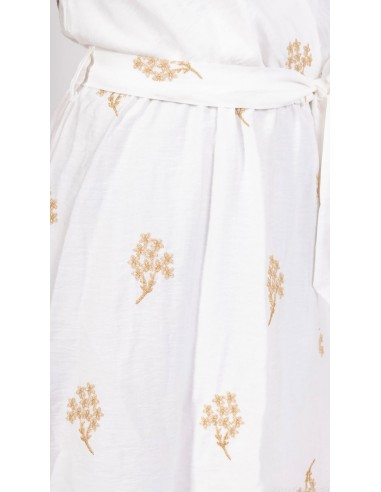 Robe-LIli ROSE-blanche
