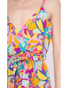 Robe-LIli ROSE-Imprimé violet