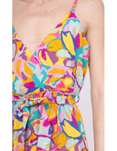 Robe-LIli ROSE-Imprimé violet