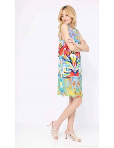 Robe - VEGAS -COLOREE BLEU