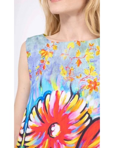 Robe - VEGAS -COLOREE BLEU