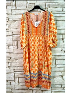 Robe-LYCHI-ORANGE