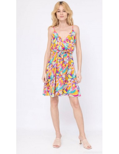 Robe-LIli ROSE-Imprimé violet