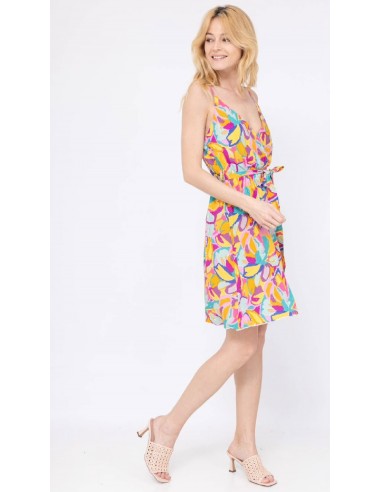 Robe-LIli ROSE-Imprimé violet