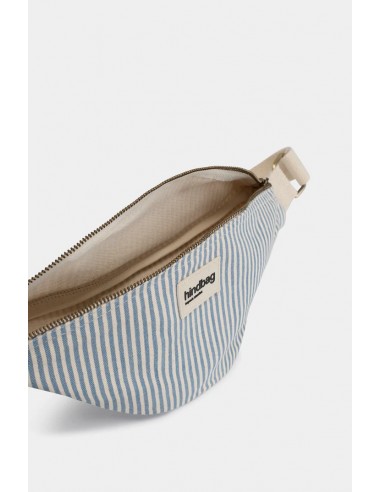 Sac banane-Hindbag-OLIVIA RAYURES BLEU