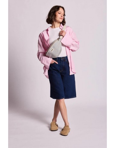 Sac banane-Hindbag-OLIVIA RAYURES BLEU