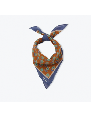 Foulard- Arsène et les pipelettes-MARRON