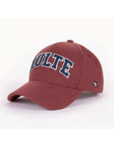 Casquette-KULTE-FLANEL BORDEAUX