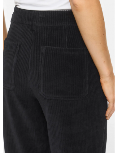 Pantalon velours- VILA - KITA NOIR