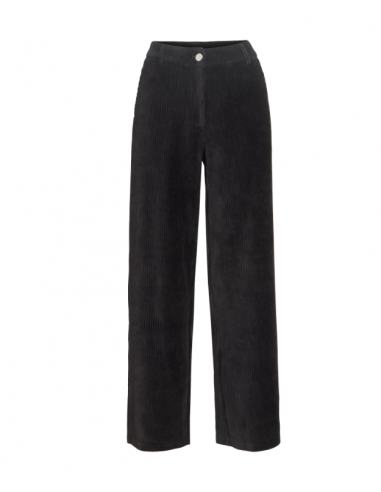 Pantalon velours- VILA - KITA NOIR
